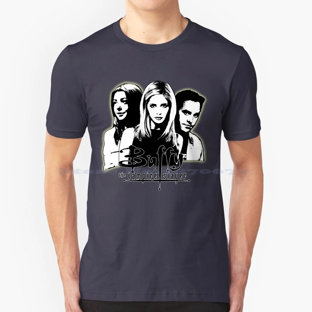 A Trio Of Scoobies ( Willow , Buffy & Xander ) T Shirt 100% Cotton Tee Buffy Summers Willow Rosenberg Xander Harris Buffy The