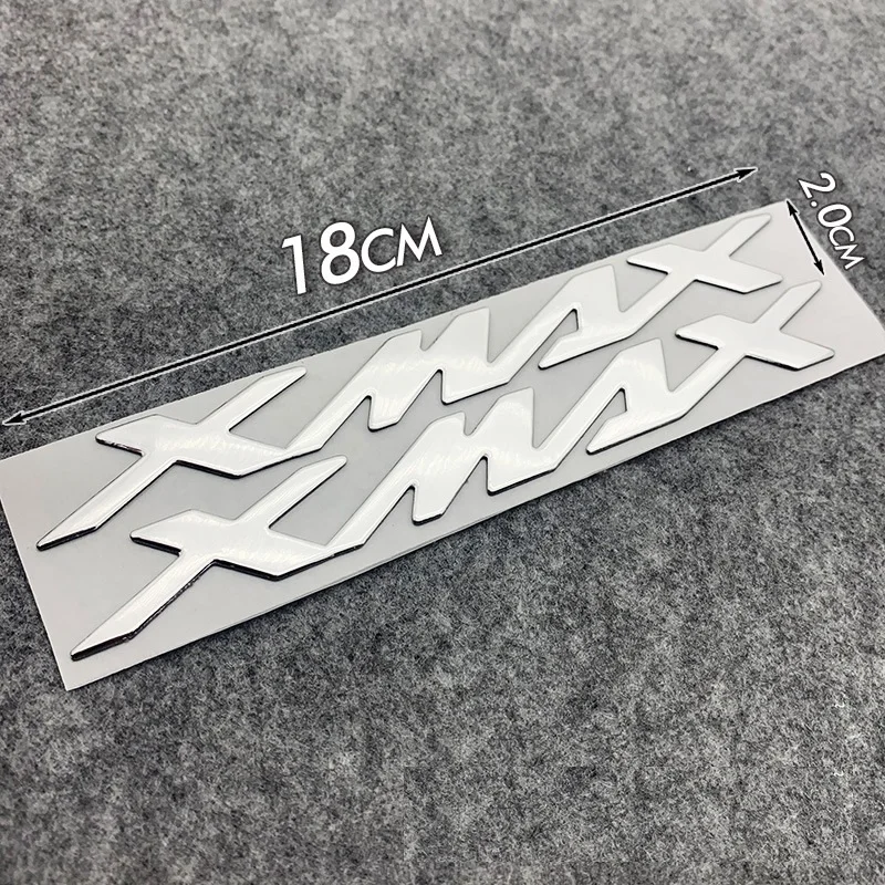 Pegatinas de motocicleta con emblema 3D, calcomanía con logotipo de tanque elevado para YAMAHA XMAX 155, 300, 560, piezas adhesivas suaves,