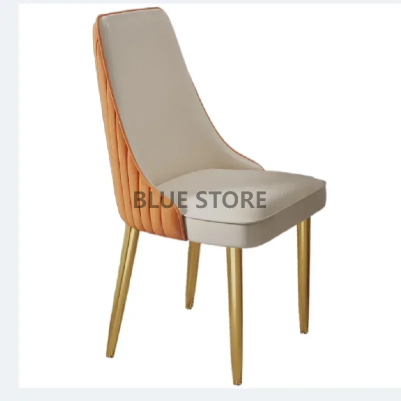 Unique Cushion Modern Dining Chair Luxury Space Saving Living Room Lounge Chair Balcony Bar Sillas De Comedor Library Furniture