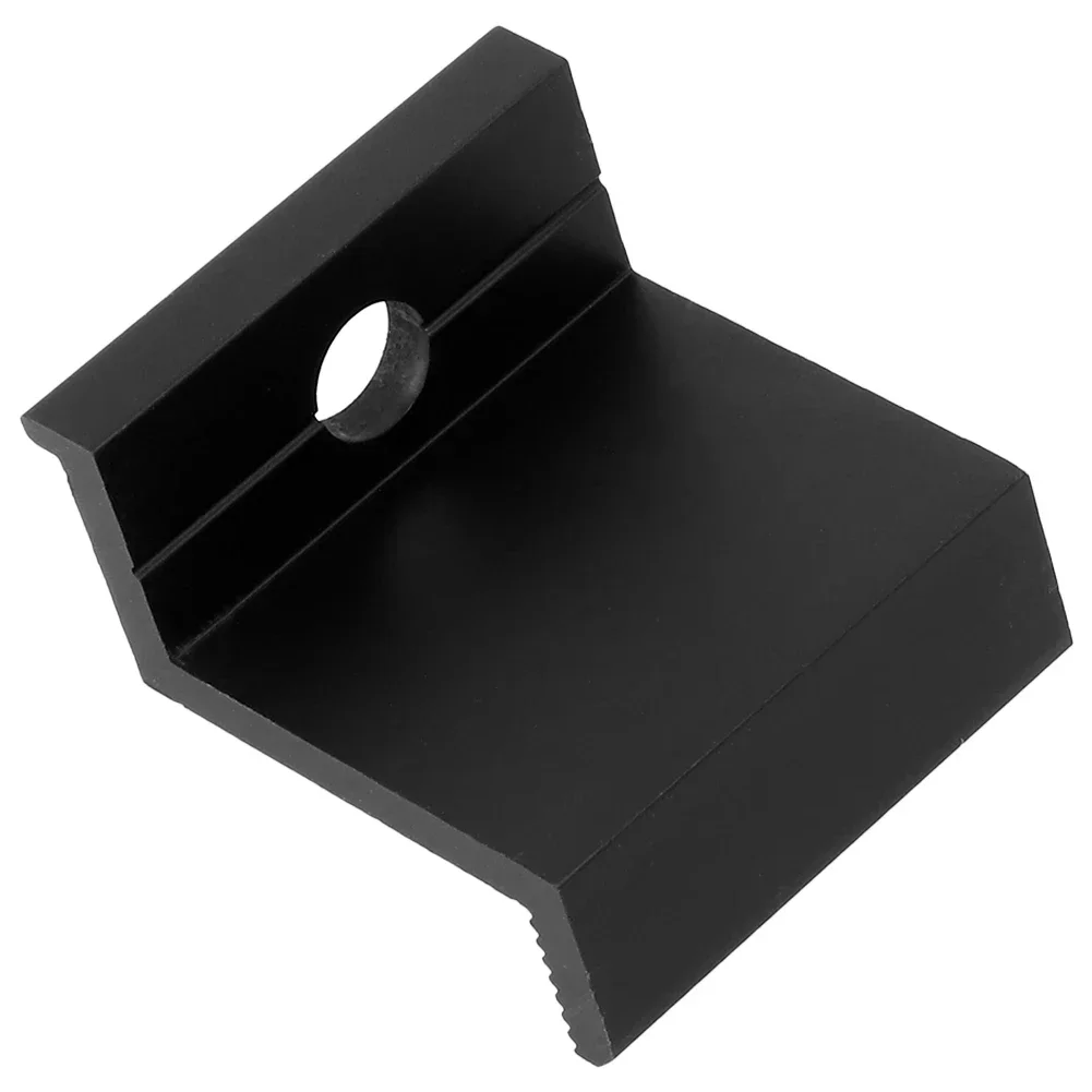 Pack Of 10 Aluminum Alloy PV Solar Panel End Clamps For Frame Heights 30mm 32mm 35mm 40mm Compatible With Multiple Roof Types
