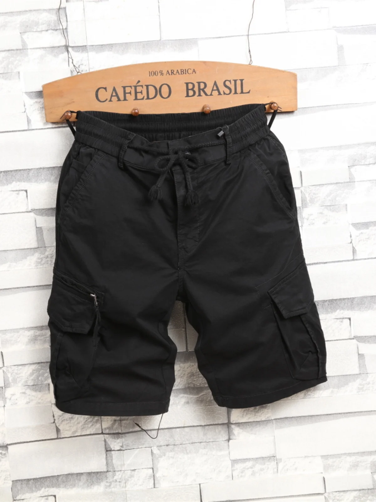 

Men's Summer Casual Pants Elastic Waist Corduroy Thin Sle Workwear orts Bla Spor Youthful Straight Leg Cotton Blend