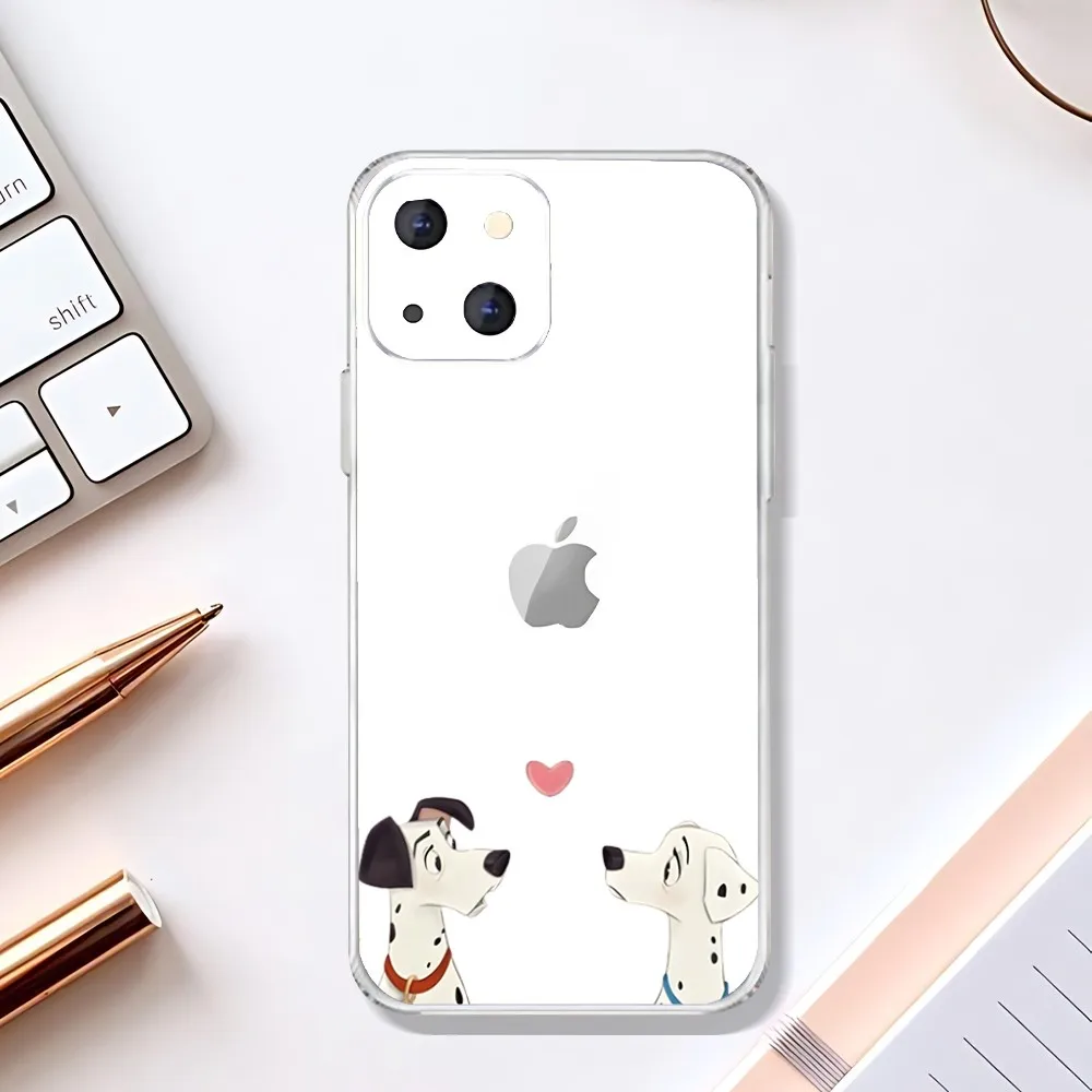 Anime 101 D-Dalmatians-S Phone Case For Iphone 16 15 11 13 14 Pro Max 7 8 Plus X Xr Xs Max 12mini Transparent Cover