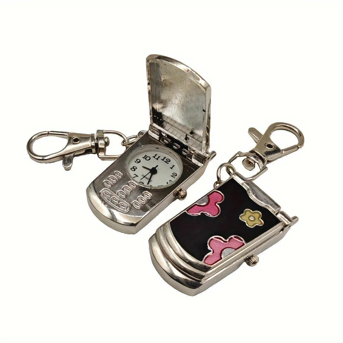 Retro Cute Keychain Hanging Watch, Creative Gift