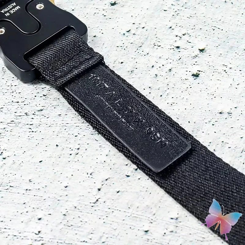 High Quality Woven Letter Logo 1017 ALYX 9SM Belt Functional