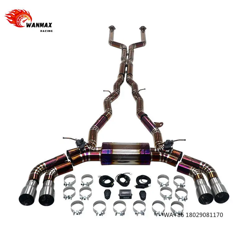 

Выхлопная система Valvetronic Catback с титановыми глушителями для M5 F90 G90 M8 F92 M850i 2018-2023