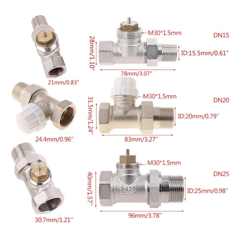 DN15 DN20 DN25 Вода для клапана Электрический радиатор HVAC Тепловой привод для клапана 94PD