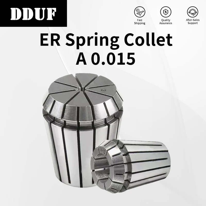 Pinzas de sujeción de alta precisión DDUF ER11 ER16 ER20 ER25 ER32, abrazaderas con precisión de 0.015 mm para herramientas de torno y fresadora CNC