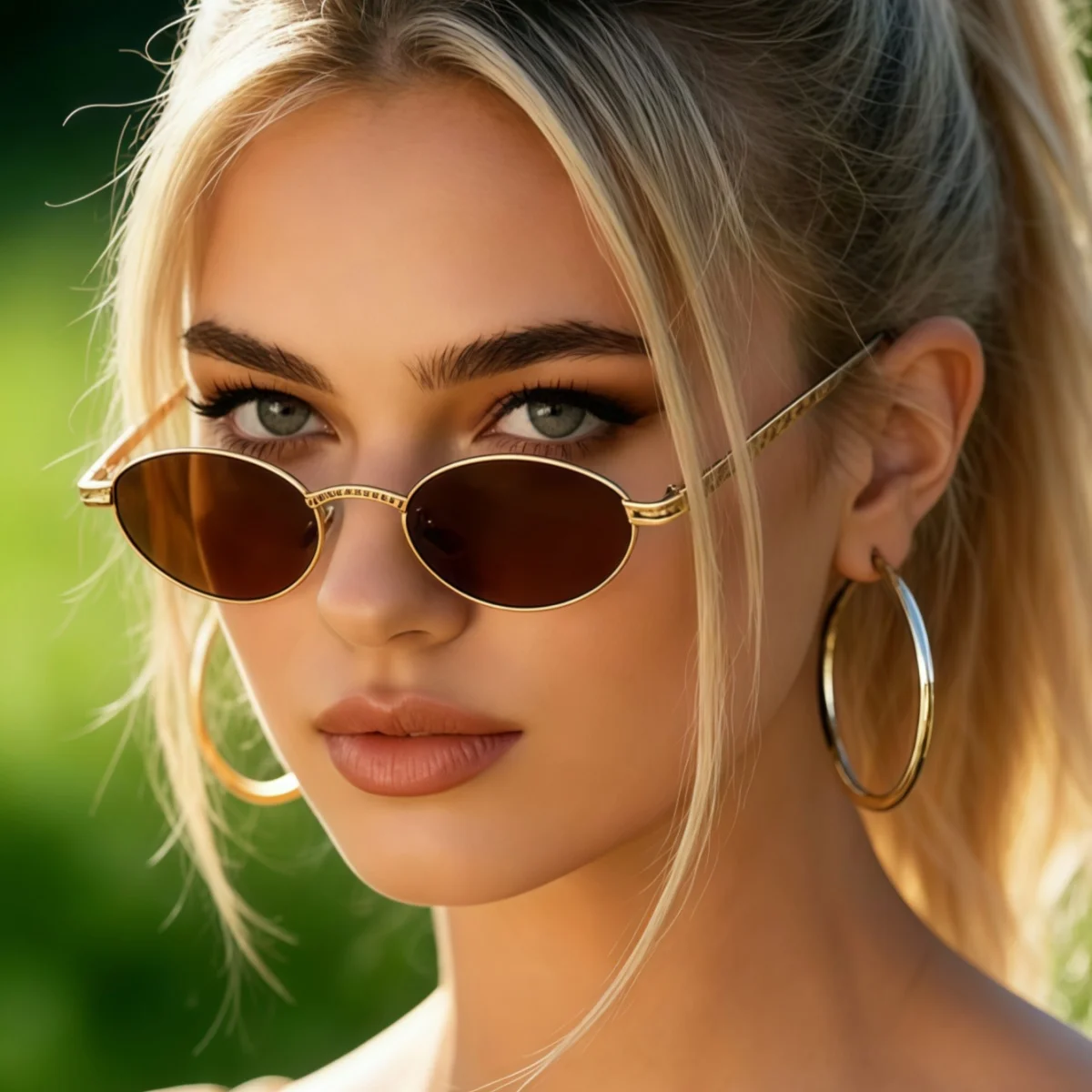 Europäische und amerikanische Retro-Sonnenbrille im Y2K-Stil, modische Unisex-Sonnenbrille für den Sommer, Sonnenschutz, UV-Schutz, leicht.