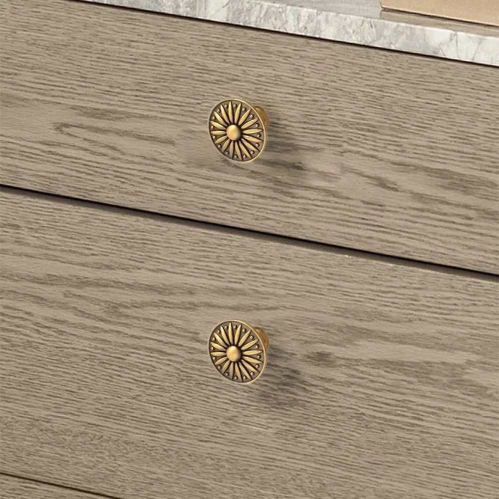 1 قطعة ثقب واحد العتيقة مقبض درج متعدد الحجم خمر مقبض كابينة مستديرة فاخرة مقبض الباب يسحب ملحقات أثاث