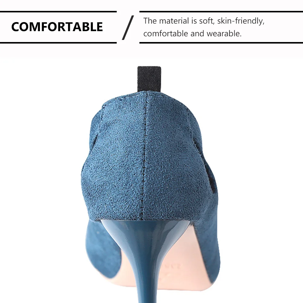 

6 Pairs Back Anti-falling Heel Sticker Protective Pad Shoe Pads Pu High Heels Man