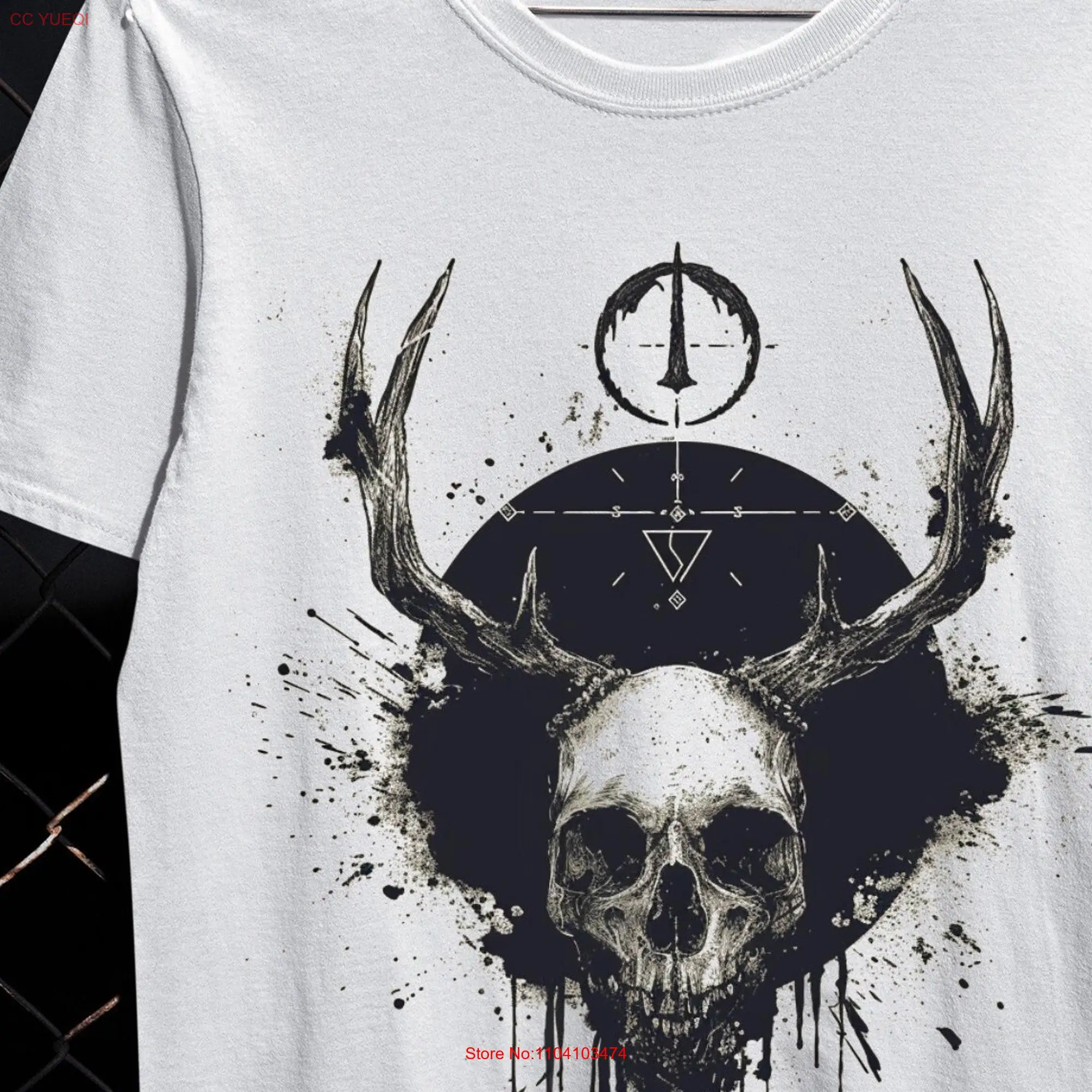 Weirdcore Wendigo T Shirt Gothic Clothes Y2K Grunge Goth Harajuku Top Creepy Monster Clothing long or short sleeves