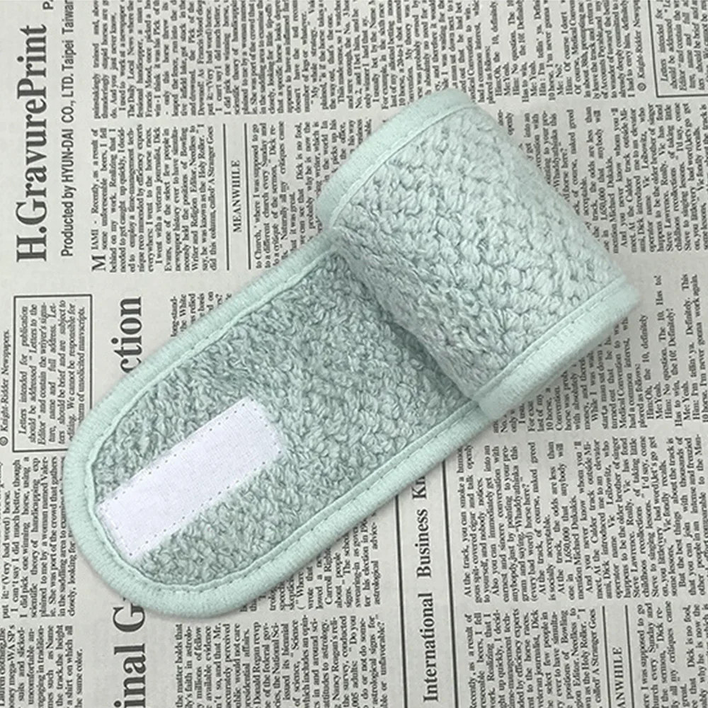 Headband Bulu Coral untuk Yoga, Rias Wajah, Mandi, Kosmetik, Pembungkus, Tiara, Turban, Pencuci Muka, dan Penjepit Rambut