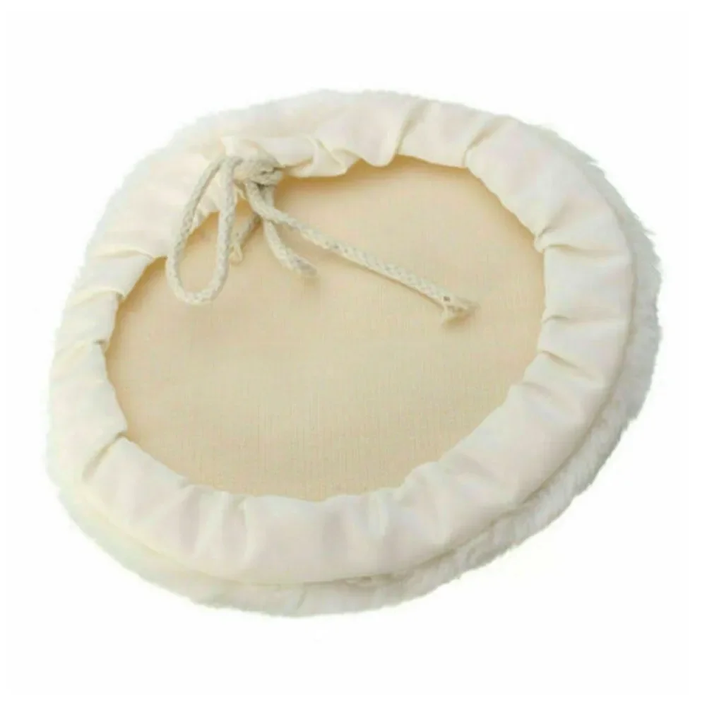 Polisher Pad Buffing Pads 6Pcs 6inch Auto Bonnet Buffer Buffing Car Lambs Wool Pad Polishing Polishing Polisher