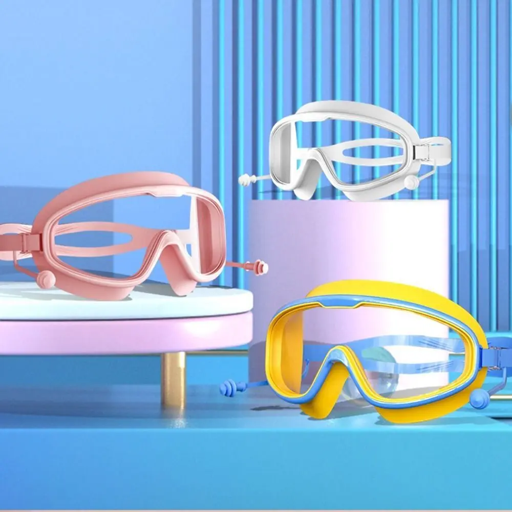 

Big Frame Swimming Goggles Anti Fog Wide View Swimming Eyewear Ultralight Transparent Swimming Gear Swimming Beginner