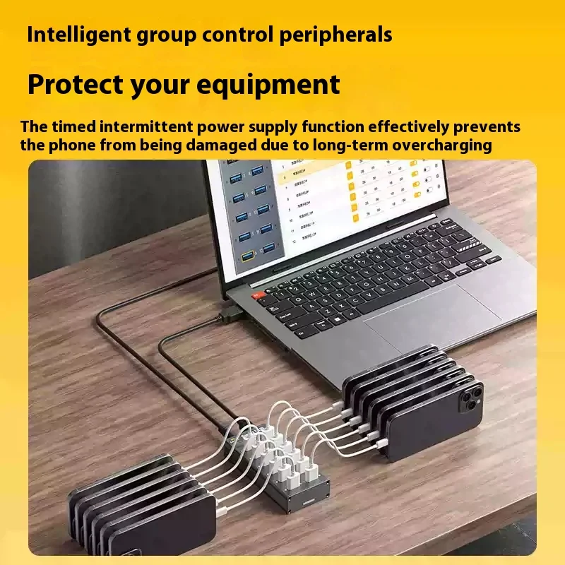 SmartHUB 12-Port USB 3.0 Hub Software gesteuert Smart Charging LinkPi kompatibel 5 Gbit/s