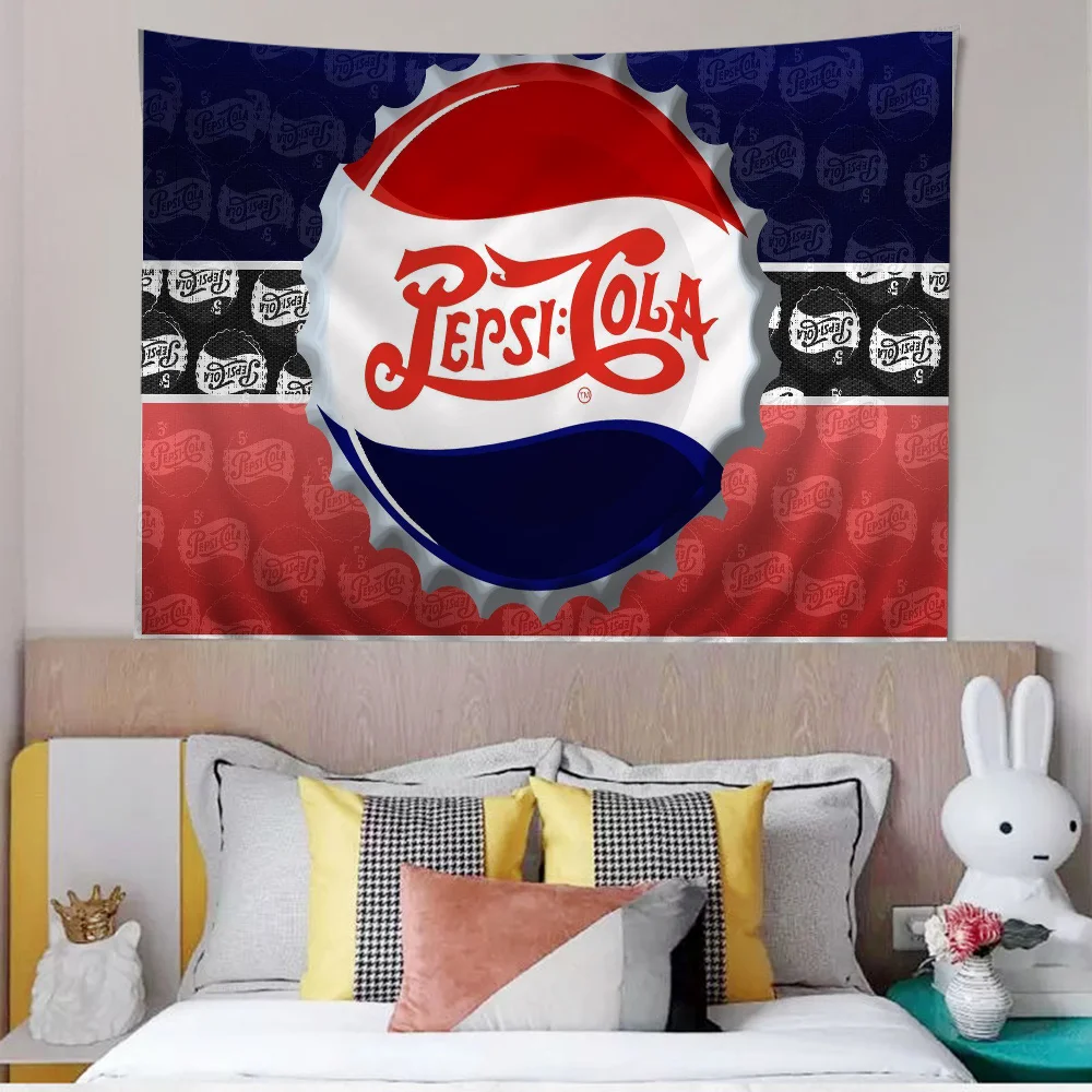 P-Pepsi Hanging Bohemian Tapestry Bohemian Wall Tapestries Mandala Kawaii Room Decor