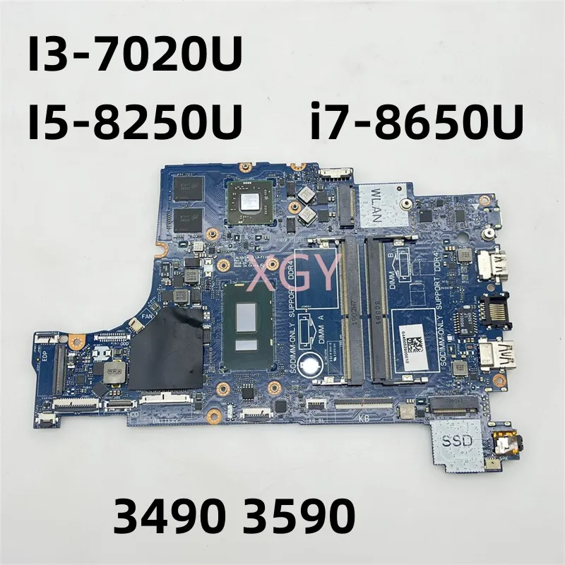 

LA-F116P For Dell Latitude 3490 3590 Laptop Motherboard I3-7020U I5-8250U i7-8650U CN-01MM5V 0XTVNM