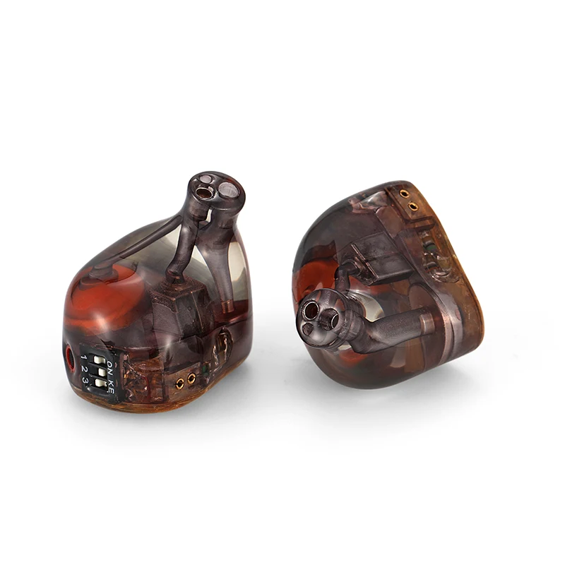 Tansio Mirai TSMR ARMOR 2 DD + 2 BA + 1 كهرباء هجين 2Pin 0.78 ملم سماعة أذن داخل الأذن IEMs مع مفاتيح ضبط