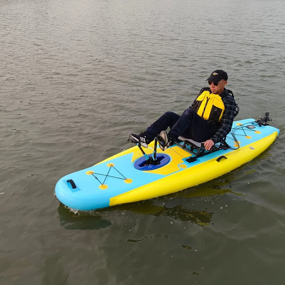 

2026 Solo Inflatable Pedal Kayak for Fishing Compact Air Kayak for Outdoor Lakes, Rivers & Coastal Use