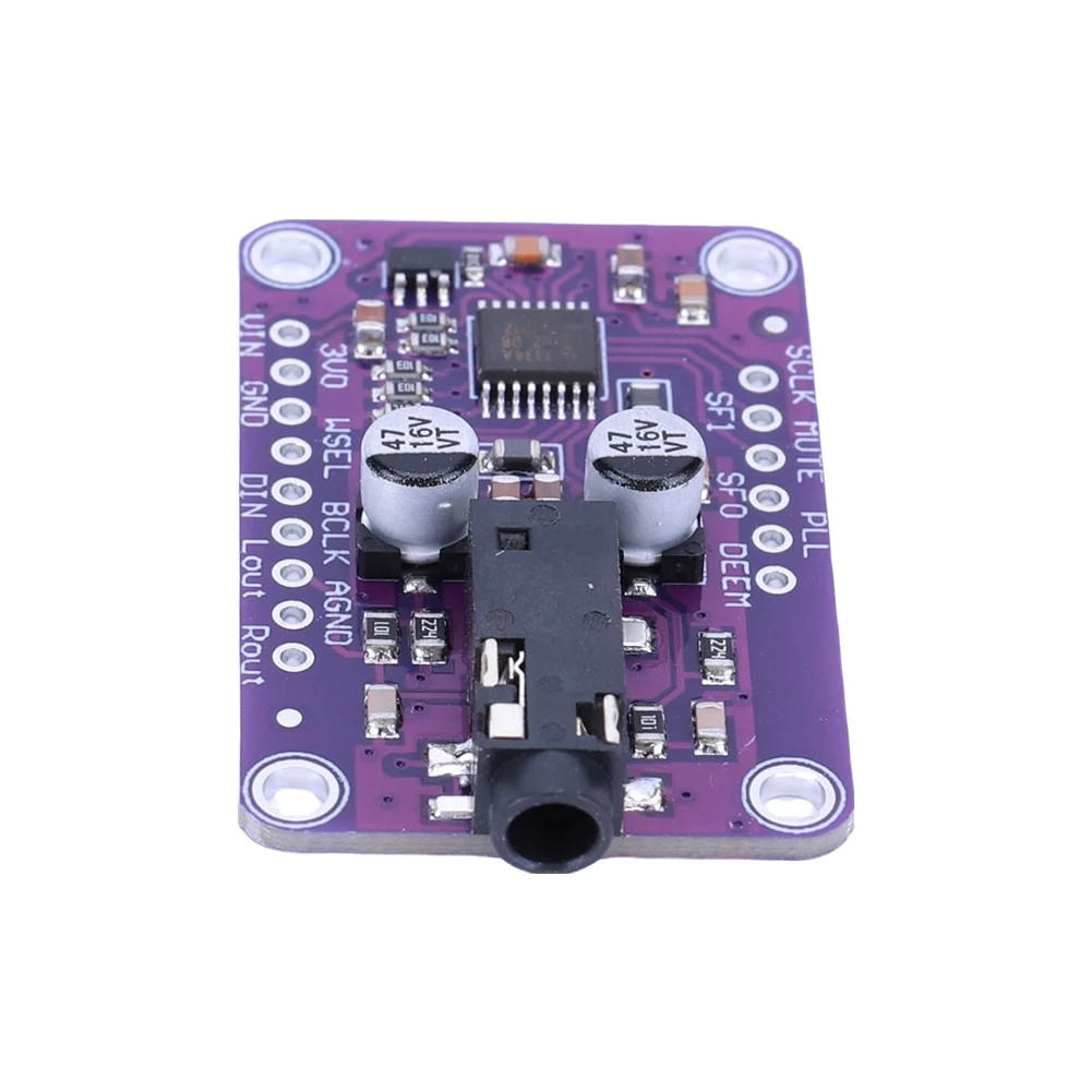 CJMCU-1334 DAC โมดูล I2S UDA1334A DAC สเตอริโอถอดรหัสโมดูลบอร์ด DAC ถอดรหัสสําหรับ Arduino Electreonic Component