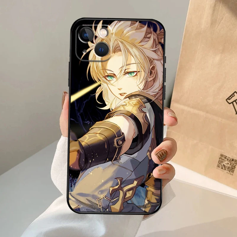 Custodia Albedo Genshin Impact per iPhone 17 Pro Max 17Pro Cover antiurto per iPhone 17 Air Funda