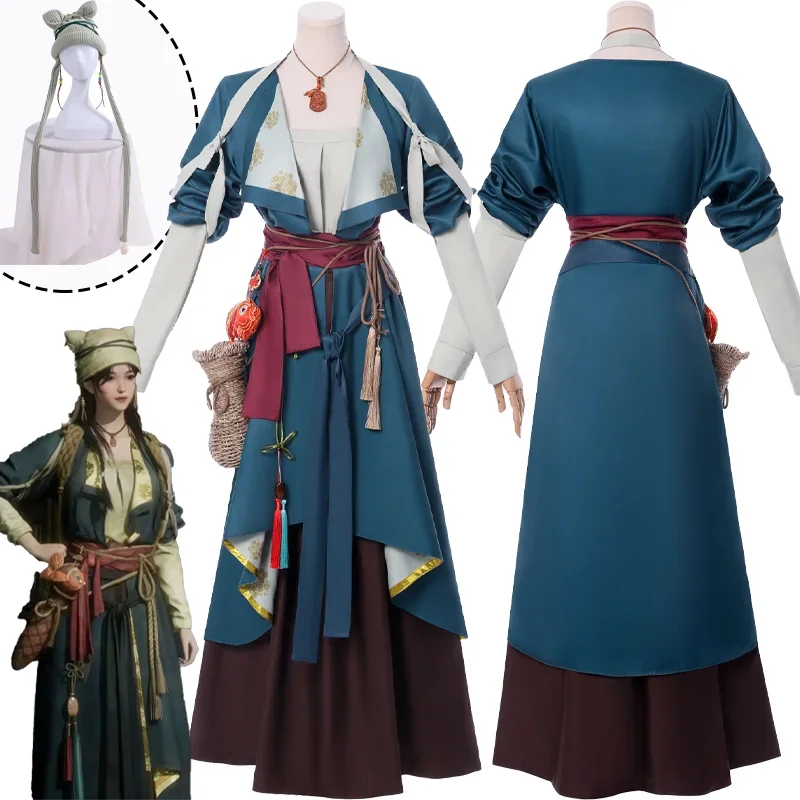 

CosplayGame WHERE WINDS MEET Ying Ying Cosplay Costume Hanfu Outfit Hat Accessroies Full Set Roleplay Uniform Christmas Party Co