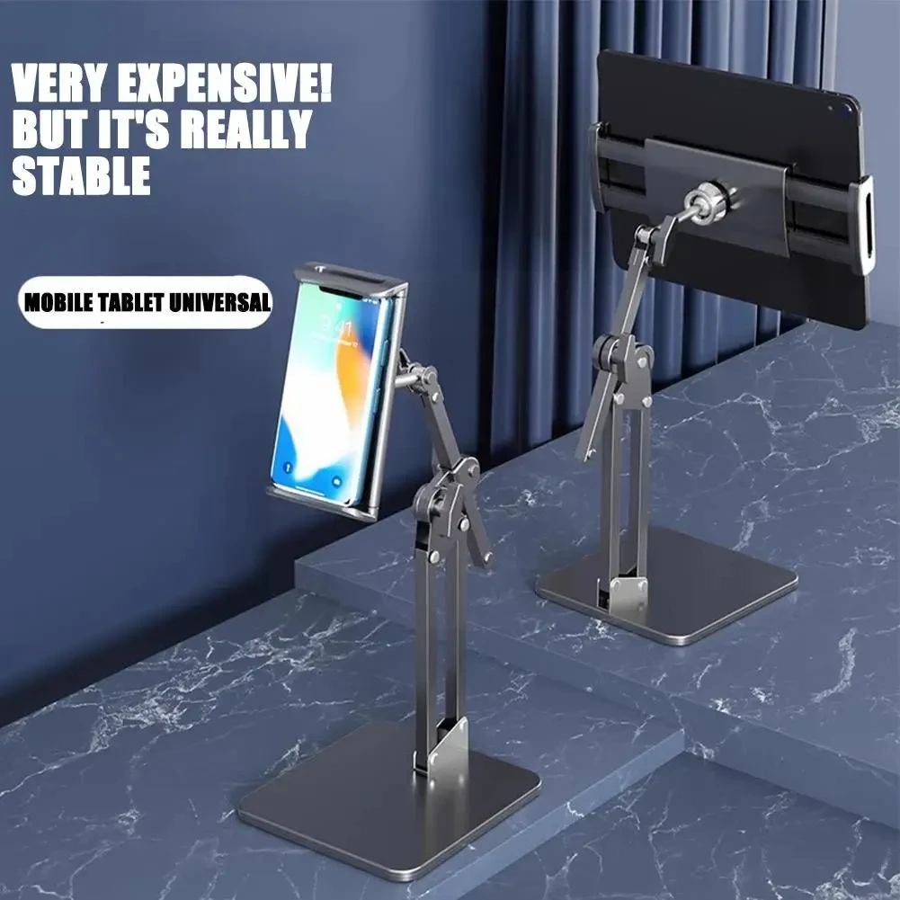 Dual-position mobile phone stand desktop flat multifunctional folding lifting live online class stand