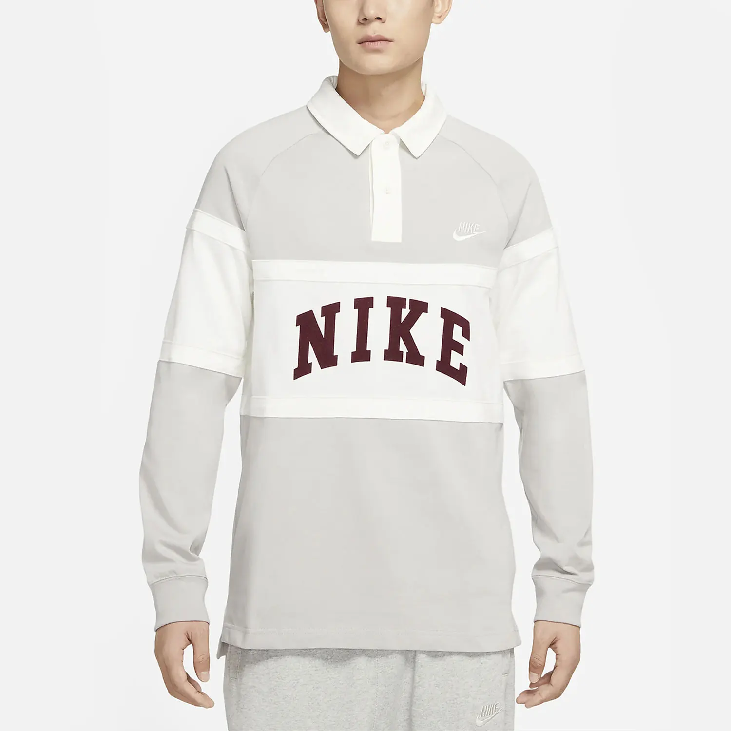 

Nike Authentic Winter New Men's Sports Long Sleeve Polo Shirt FJ1175-012
