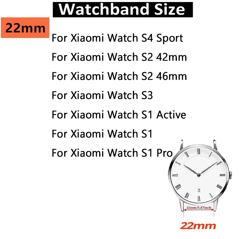 Metal Bracelet For Xiaomi Watch S4 Sport Strap For Xiaomi Watch S3 S2 Watchband Correas reloj For xiaomi watch s1 pro Wristband
