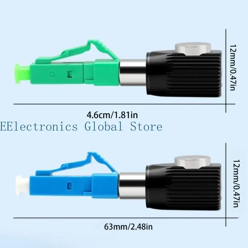 

462B UPC Round Square Bare Adapter Optical Fiber Connectors Flange Temporary Succeeded OTDR Test Coupler Splicing Tool