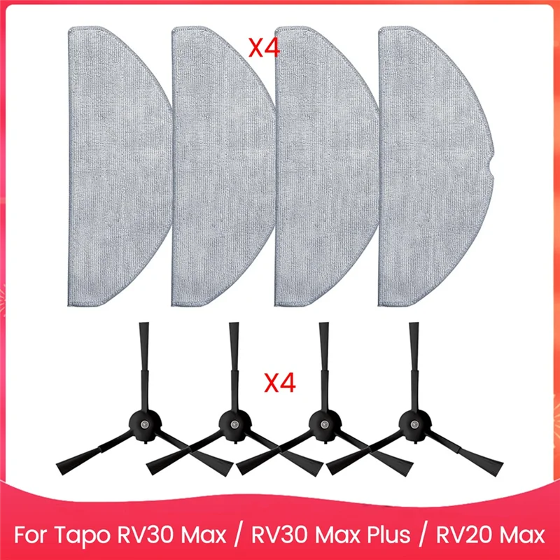 

BMBY-для Tapo RV30 Max/RV30 Max Plus/RV20 Max запасные части, боковая щетка, ткань для швабры