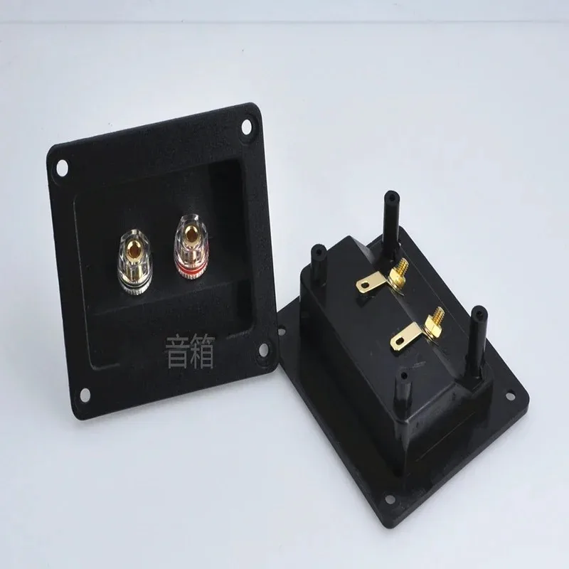 2pcs/lot Loudspeaker high-end crystal 2 junction box of pure copper column audio enthusiasts DIY accessories f-506 column
