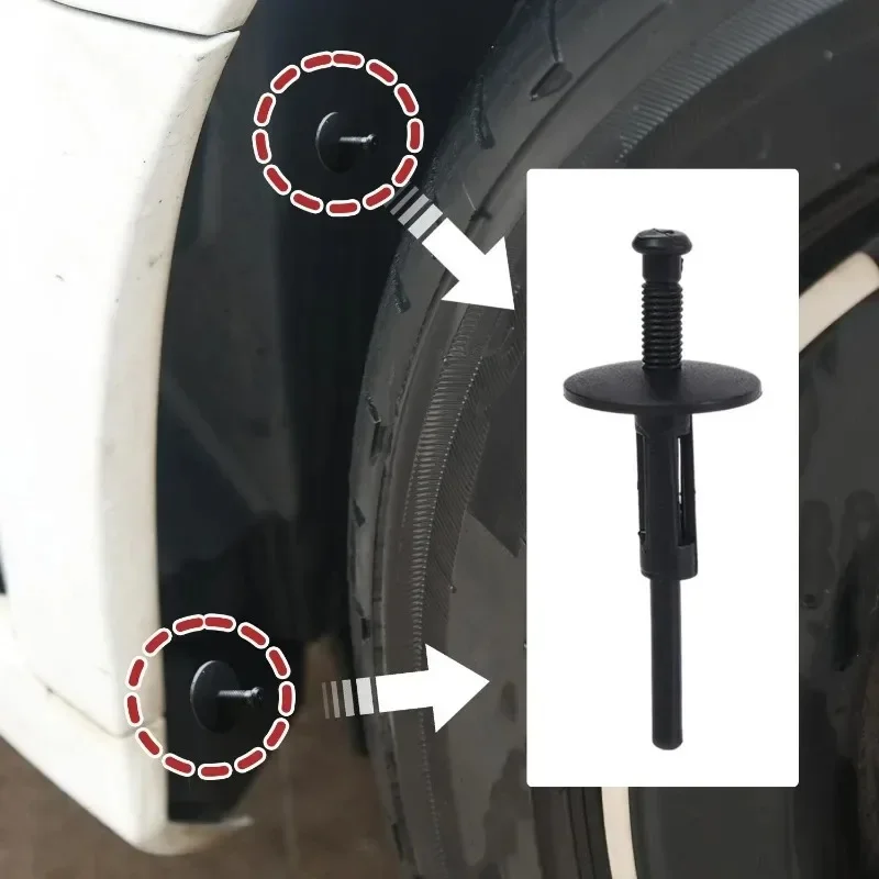 Universal Automotive Mudguard Pad Rivet Fasteners Bumper Wheel Arch Decorative Clip Body Repair Kit Body Fasteners Accessories