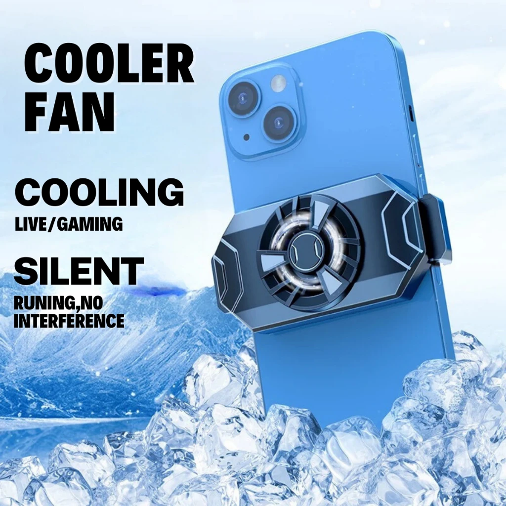 Mini Game Mobile Phone Cooler Cooling Fan Radiator For PUBG Gaming Controller Universal Cool Heat Sink For iPhone Samsung Xiaomi