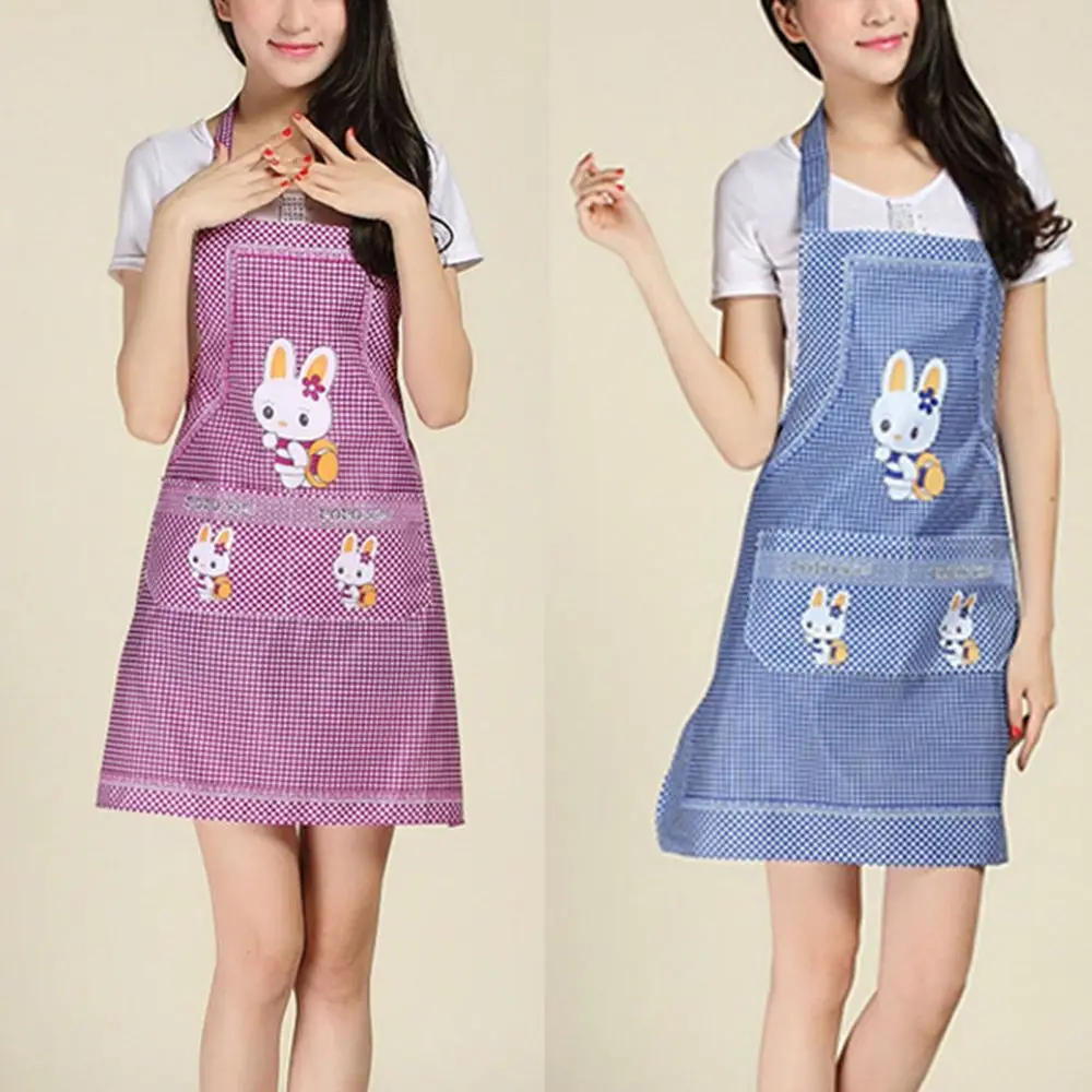 Cloth Protect Sleeveless With Double Pocket Household Cleaning Aprons Kitchen Supplies Cooking Apron For Adults Lady Women