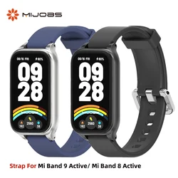 Silicone Strap for Mi Band 9 Active Mi Band 8 Active Watchband For Redmi Band 3 Strap for Redmi Smart Band 2 Strap Replacement