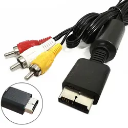 Multi Component Games Audio Video AV Cable to RCA for SONY PS2 PS3 PlayStation SYSTEM Cable Console TV Game Computer Accessories