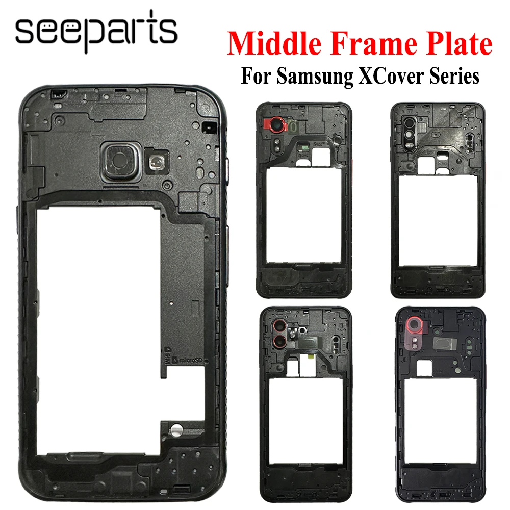 For Samsung Xcover 4 Xcover 5 Xcover 6 Pro Xcover 7 LCD Frame Middle Frame Phone Housing Replacement Parts