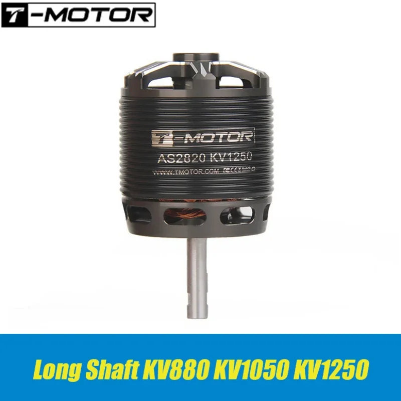 

T-MOTOR AS2820 AS 2820 Длинный вал KV880 KV1050 KV1250 Бесщеточный двигатель для гонок FPV с фиксированным крылом RC Drone