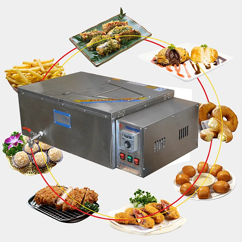 Commercial Electric Fryer Automatic Temperature Control Frying Fryer Single Cylinder Thick Fryer Large Capacity