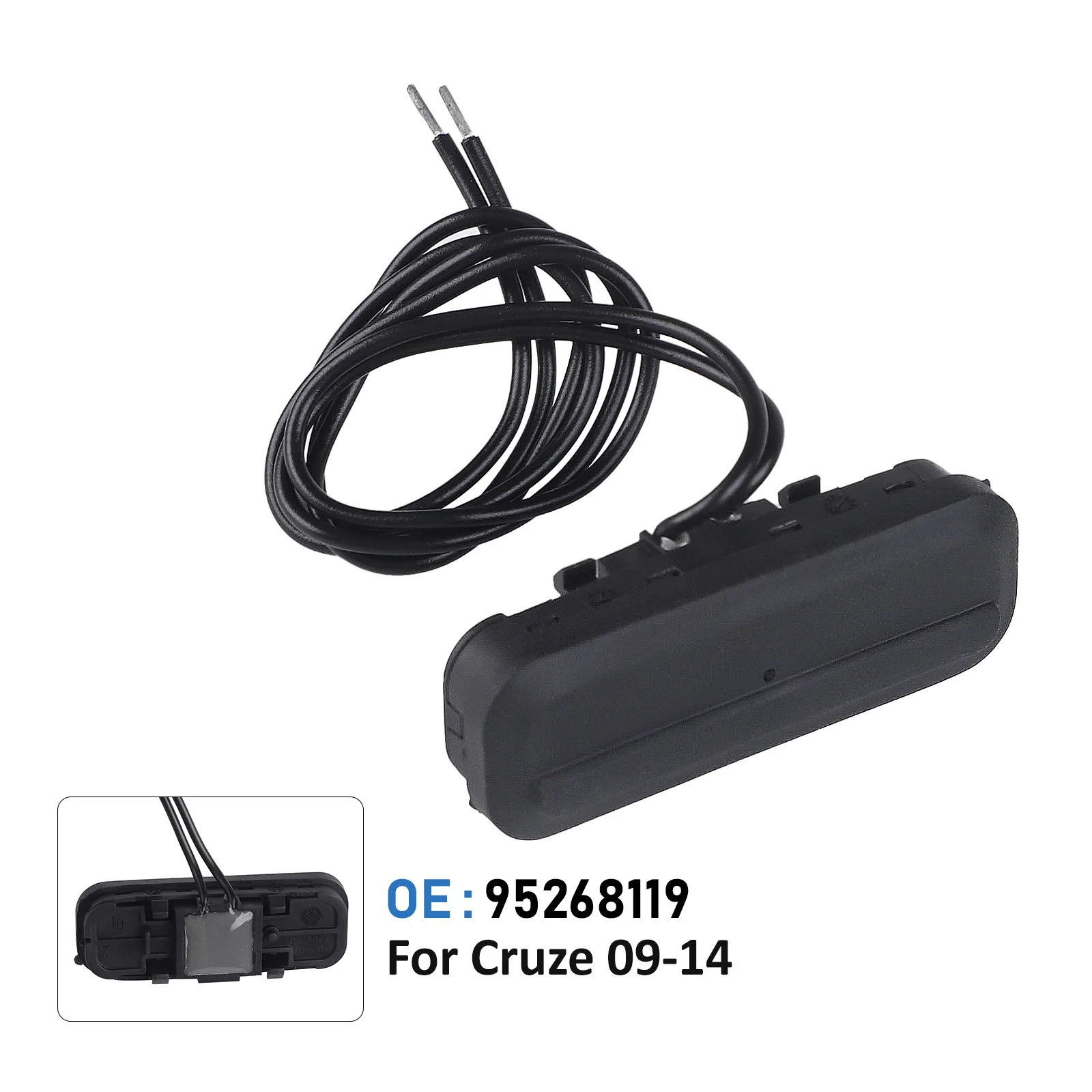For Chevrolet Cruze Sedan 2009-2014 Car Rear Trunk Switch Buttons Replacement With Wire Auto Accessories Electronics Interior