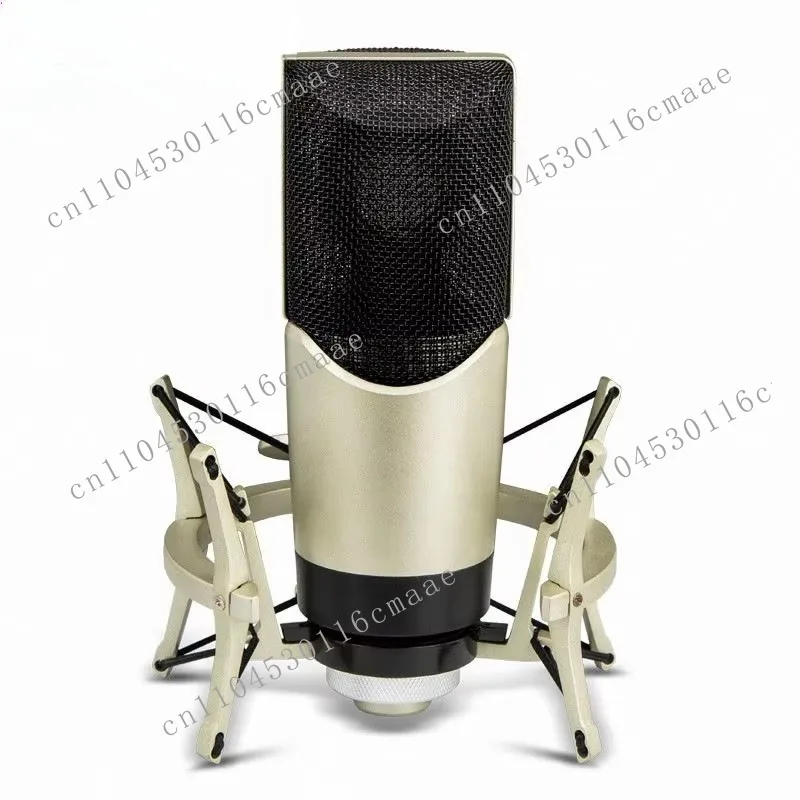 Microphone condenser, large diaphragm microphone for vocal recording, computer, podcasting, singing
