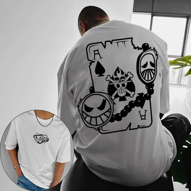 

Лето 25, хит продаж, новая японская анимационная футболка с 3D принтом для ролевых игр, уличный повседневный уличный топ с короткими рукавами