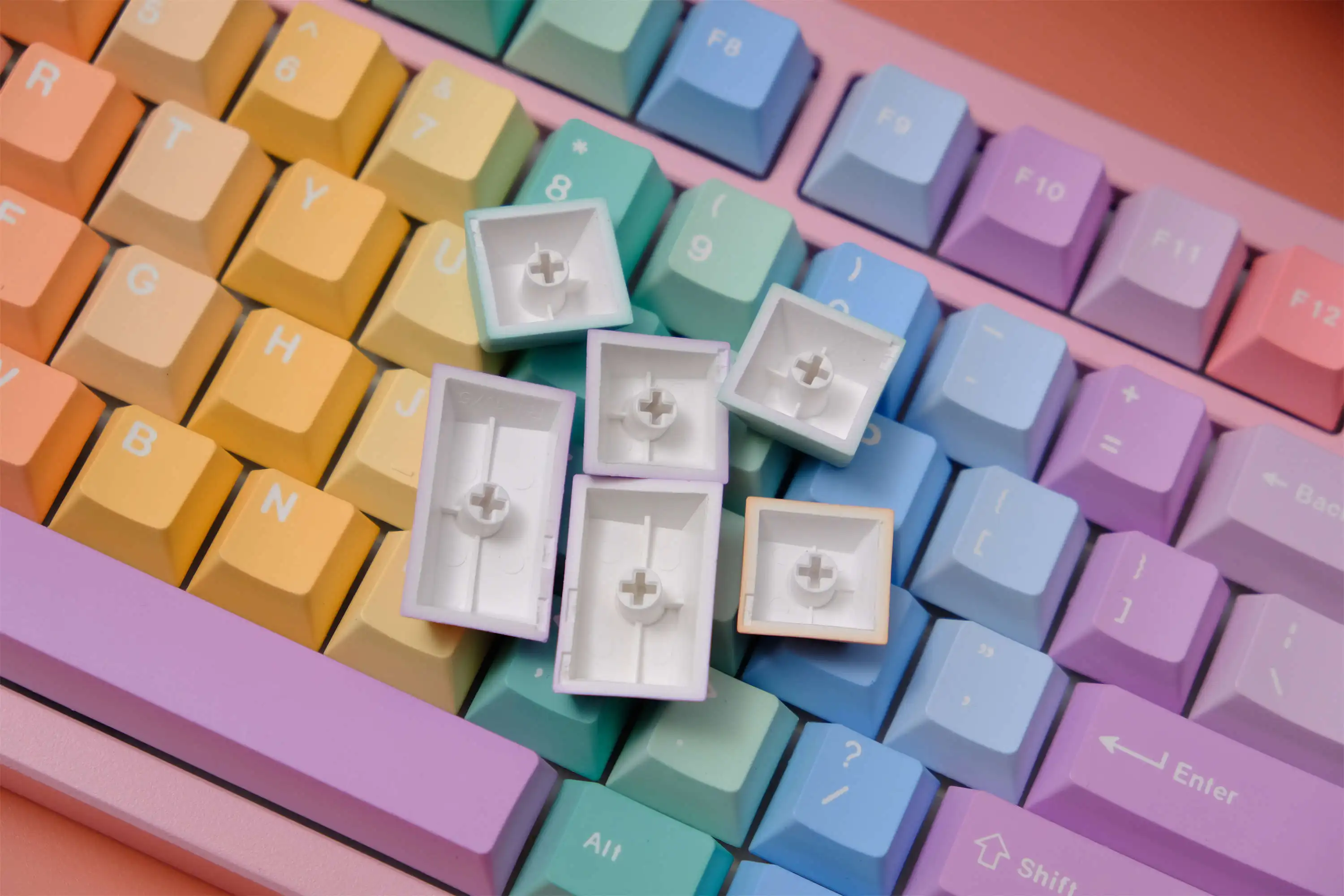 Gummies Keycap 151/126 Keys PBT Keycaps Cherry/MOA Profile DYE-SUB Personalized For Mechanical Keyboard