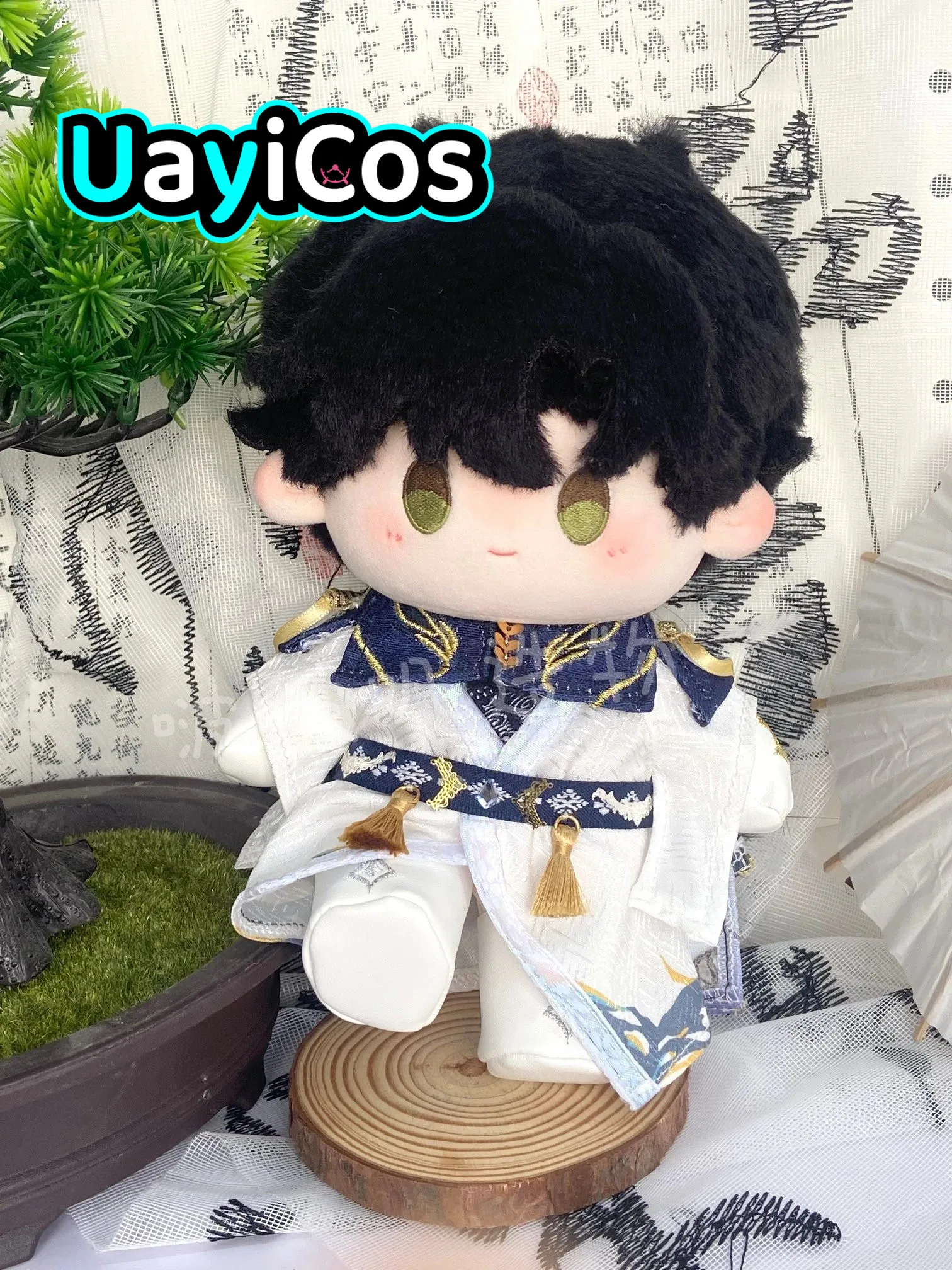 20cm Doll Clothes Love and Deepspace  Zayne  Knight Hunter  Fashion Costume Suit Stuffed Plush Doll Accessories Anime Toy Kids