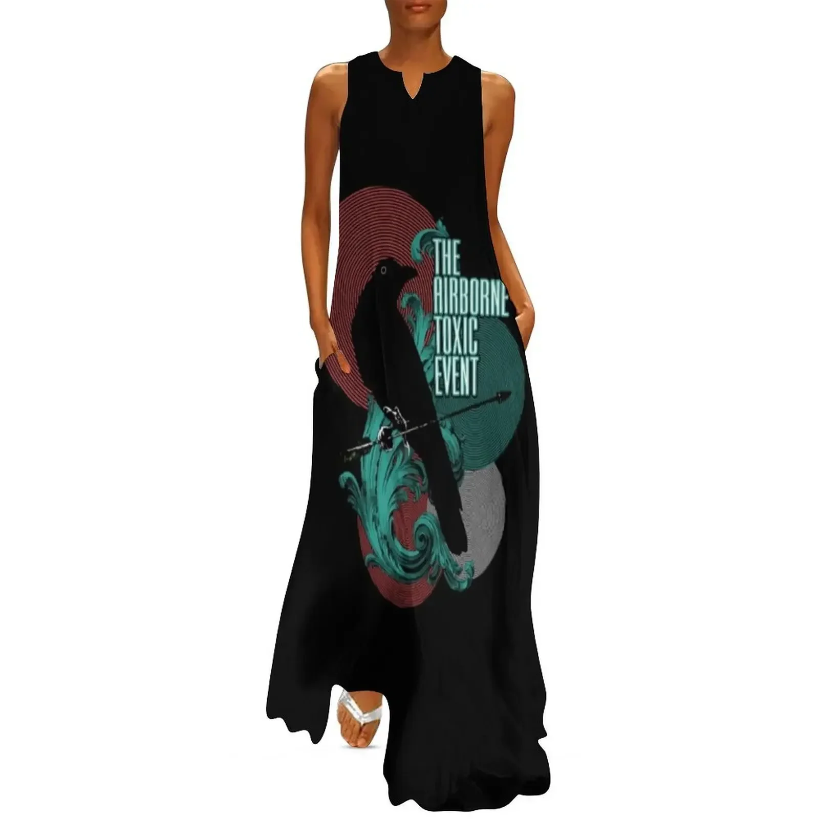 

The Airborne Toxic Event Logo Funny Comfortable Long Dress Womens dresses womans clothing summer clothes Clothing female Dress
