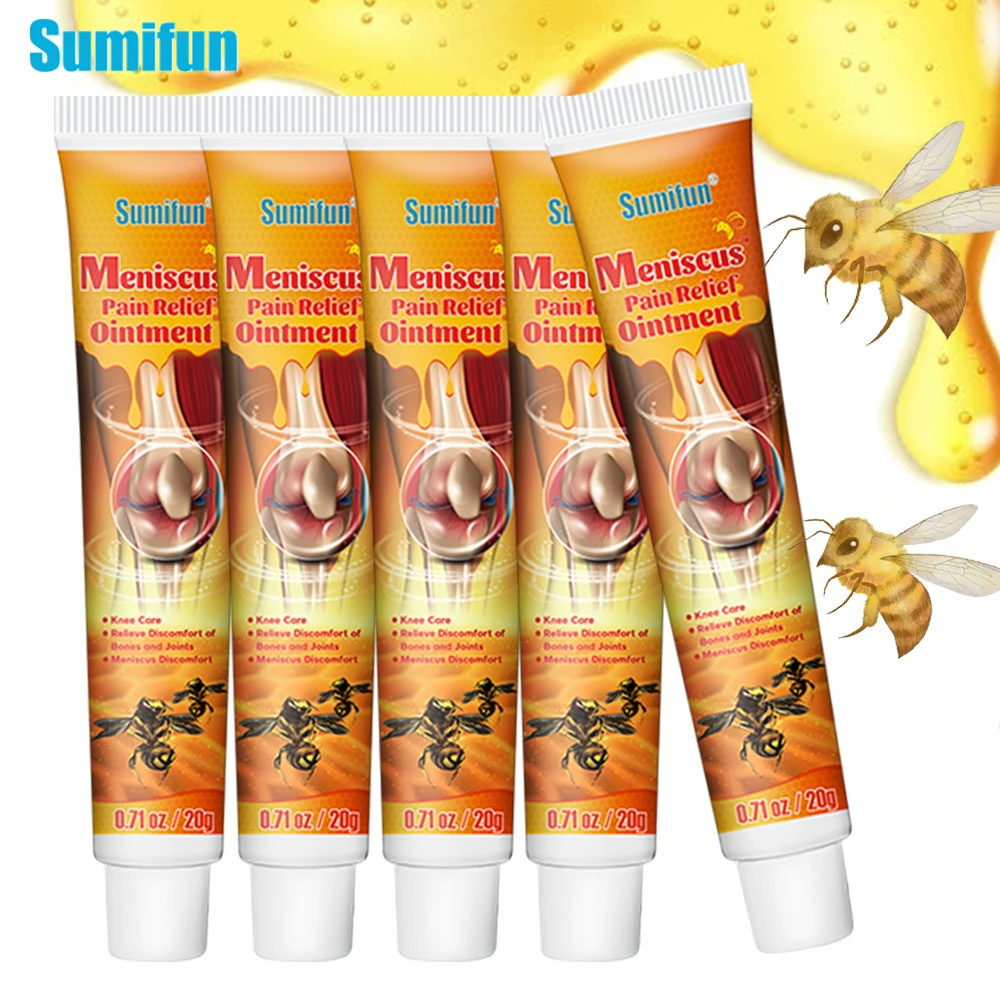 

1/5Pc Sumifun Bee Venom Pain Relief Cream Joint Muscle Arthritis Meniscus Analgesic Ointment Sciatica Synovial Medical Plaster