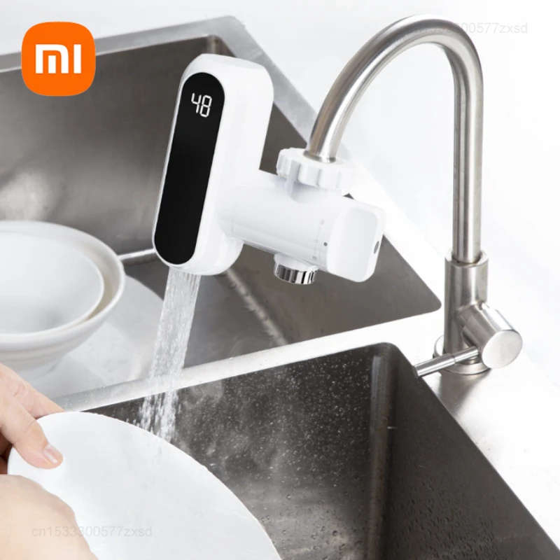 

Xiaomi Xiaoda Instant Heating Faucet 3 Seconds Heat Kitchen water Electricity Saving Healthy Safety Temperature Display Heater