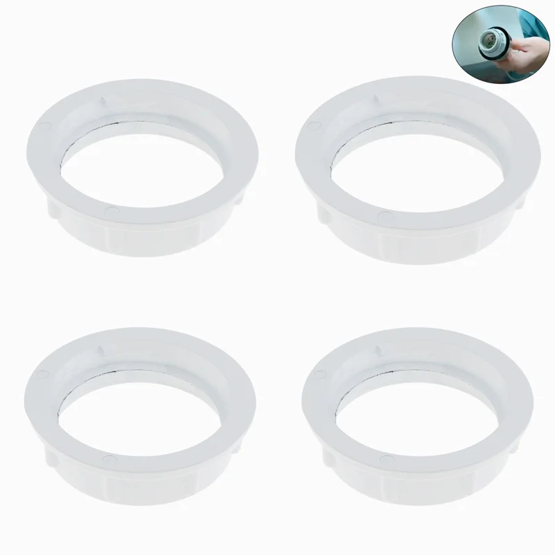 

4pcs E26 Light Socket Ring Aluminum Alloy Threaded Lamp Shade Retainer Ring for E26 Sockets / Medium Base / Light Fixture