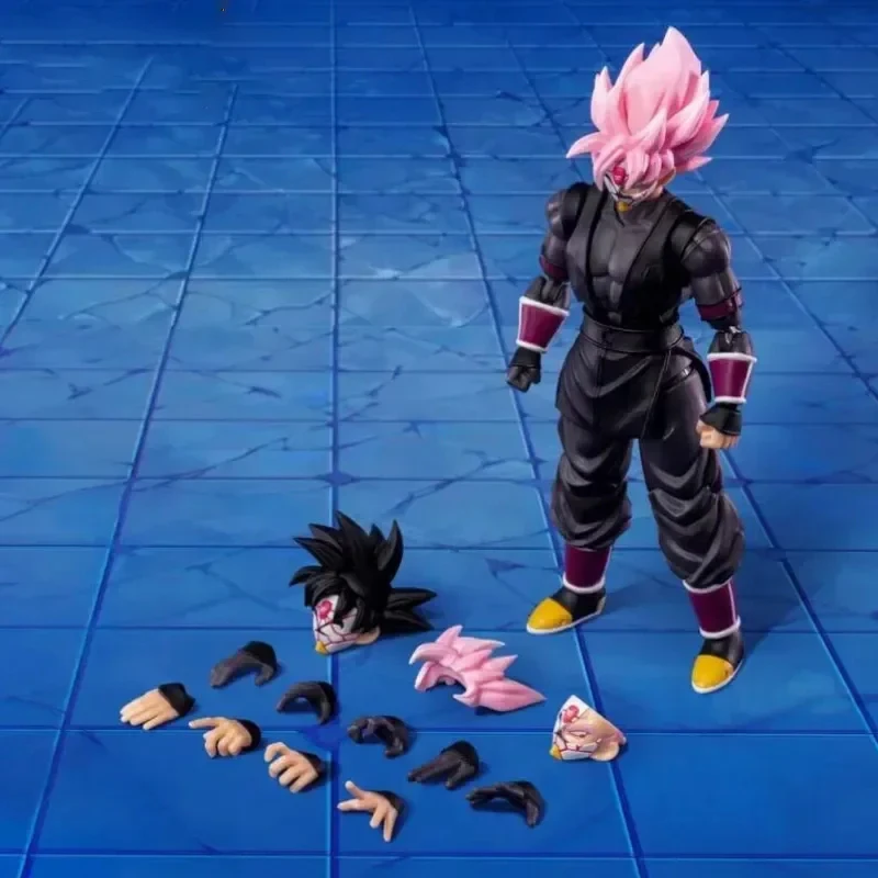 Demoniacal Fit Dragon Ball S.H.FIGUARTS Shf Pink Hair Ultimate Atrocious Black Goku Zamasu Anime Action Figures Model Toys Gifts